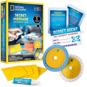 National Geographic - Set educativ Laboratorul mesajelor secrete stiinta si mister