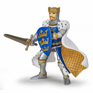 Papo Figurina Regele Arthur Bleu - Img 2