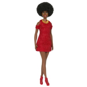 Papusa Barbie Fashionista Mulatra Cu Par Afro - Img 3