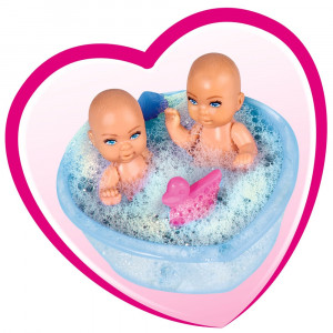 Papusa Simba Steffi Love Welcome Twins 29 cm cu accesorii - Img 7
