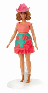 Play Doh Barbie Set Plastelina Creatii Vestimentare Cu Flori Si Franjuri Cowboy - Img 5