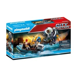 Playmobil - Barca Politiei Si Hot Cu Barca Rapida - Img 3