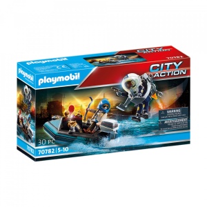 Playmobil - Barca Politiei Si Hot Cu Barca Rapida - Img 2