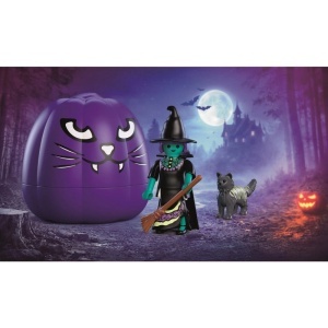 Playmobil - Dovleac de Halloween si Figurina vrajitoare - Img 2