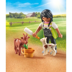 Playmobil - Figurina femeie cu capre - Img 4