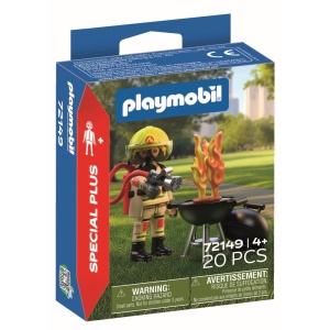 Playmobil - Figurina pompier si gratar - Img 2