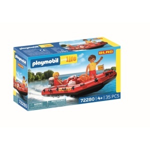 Playmobil - Jucarie de rol Barca de salvare - Img 2