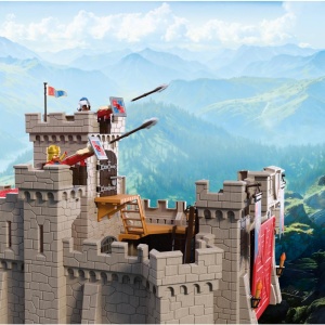 Playmobil - Jucarie de rol Castelul mare al cavalerilor Leu - Img 3