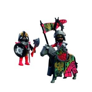 Playmobil - Jucarie de rol Conducatorul cavalerilor Dragon - Img 4