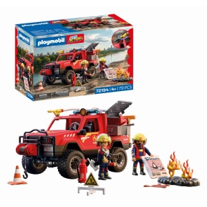 Playmobil - Jucarie de rol Masina Pickup de pompieri