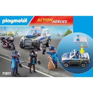 Playmobil - Jucarie de rol politisti in urmarirea hotului - Img 2