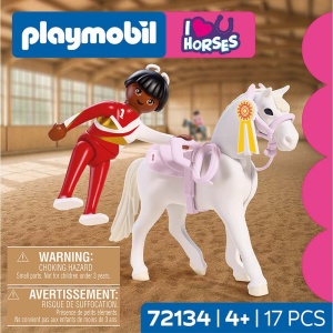 Playmobil - Jucarie de rol Saritura ecvestra - Img 3
