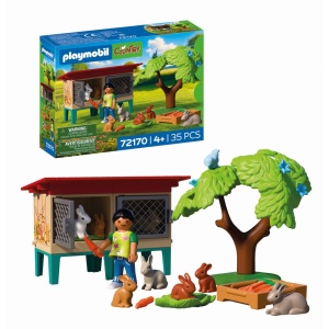 Playmobil - Jucarie de rol Tarcul iepurilor