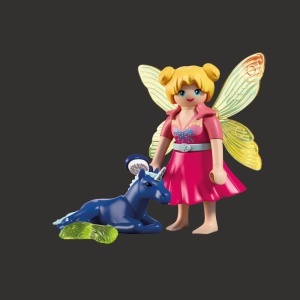 Playmobil - Set 2 figurine zana cu pui de unicorn - Img 3