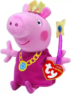 Plus Ty 15Cm Peppa Pig Printesa