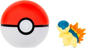 Pokemon - Set 2 figurine Clip n Go, (Cyndaquil & Poke Ball)