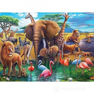 Puzzle Animale Din Africa, 200 Piese - Img 2