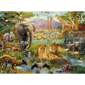 Puzzle Animale Din Savana, 200 Piese - Img 2