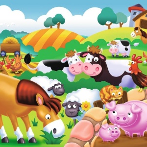 Puzzle Animale Dragute De Ferma, 12 Piese - Img 2