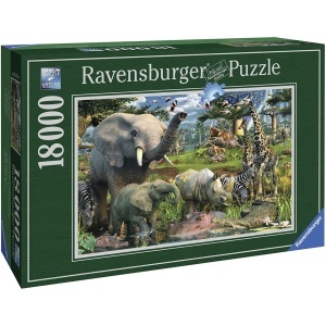 Puzzle Animale In Salbaticie, 18000 Piese