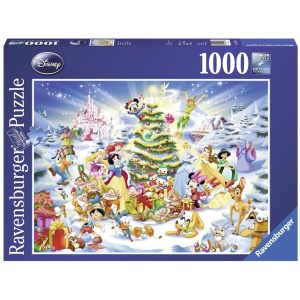 Puzzle Brad De Craciun In Familia Disney, 1000 Piese