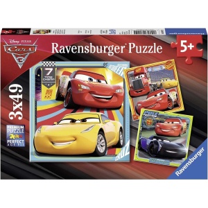 Puzzle Cars, 3X49 Piese, - Img 2