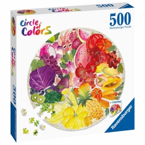 Puzzle Cerc Fructe Si Legume, 500 Piese - Img 3