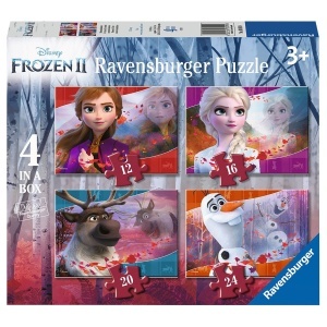 Puzzle Frozen II, 12/16/20/24 Piese