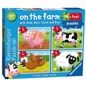 Puzzle La Ferma, 2/3/4/5 Piese