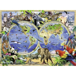 Puzzle Lumea Animalelor, 300 Piese - Img 2
