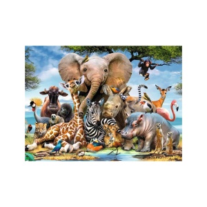 Puzzle Prietenii Africani, 300 Piese - Img 2