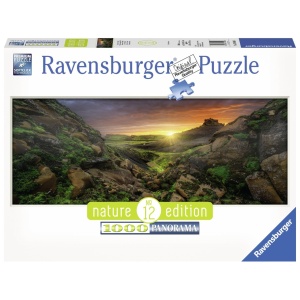 Puzzle Soare Deasupra Islandei, 1000 Piese