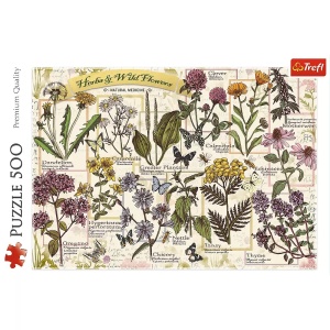 Puzzle Trefl 500 Plante Si Flori Salbatice - Img 3