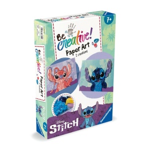 Ravensburger - Be Creative Set mini de creatie din hartie Disney Stitch folosind tehnica Quilling