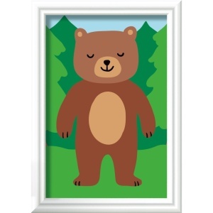 Ravensburger - CreArt pictura pe numere pentru copii urs salbatic - Img 3