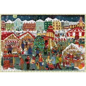 Ravensburger - Puzzle din lemn targ de Craciun 500 piese - Img 3