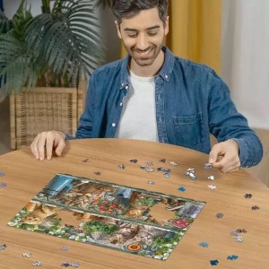 Ravensburger - Puzzle pisici pe raft 500 piese design nou - Img 4