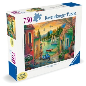 Ravensburger - Puzzle vedere din vila europeana 750 piese mari - Img 2