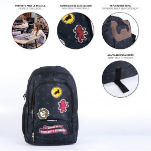Rucsac Harry Potter Hogwarts Navy, 30x18x46 cm - Img 4