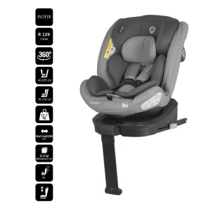 Scaun auto iSize 40-150 cm Coccolle Sidra Moonlit grey - Img 4