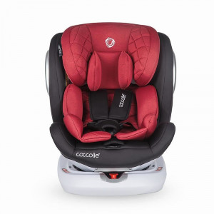 Scaun auto rotativ 0-36 kg Coccolle Lyra Dahlia Red - Img 4