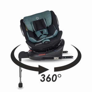 Scaun auto rotativ 0-36 kg Coccolle Vigo Emerald Green - Img 3