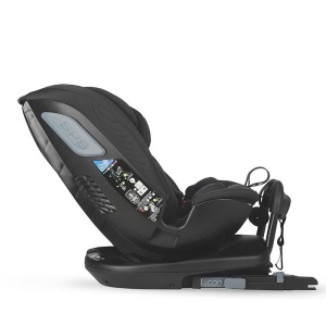 Scaun auto rotativ iSize Coccolle Velsa Jet black - Img 7