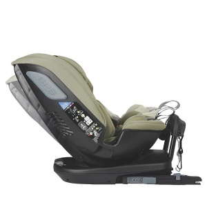 Scaun auto rotativ iSize Coccolle Velsa Moss green - Img 8