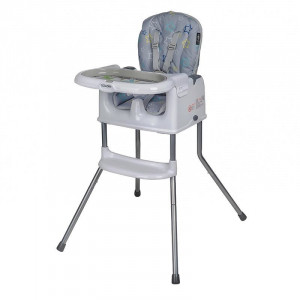 Scaun de luat masa multifunctional Coccolle Ziti Grey Stars - Img 1