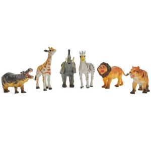 Set 6 figurine din cauciuc - Animale salbatice - Img 5