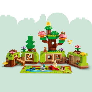 Set Jucarii LEGO DUPLO® - Pădurea descoperirilor cu animale sălbatice (10480) - Img 6