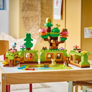 Set Jucarii LEGO DUPLO® - Pădurea descoperirilor cu animale sălbatice (10480) - Img 9