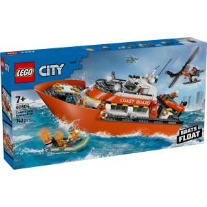 Set LEGO City - Barcă de salvare și elicopter ale Pazei de Coastă (60504) - Img 2