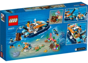 Set LEGO City - Barca pentru scufundari (60377) - Img 3